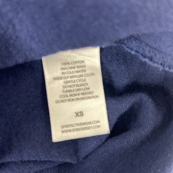 Disneyland Sz XS Spirit Jersey Tee American Flag USA Navy Unisex - Picture 9 of 11